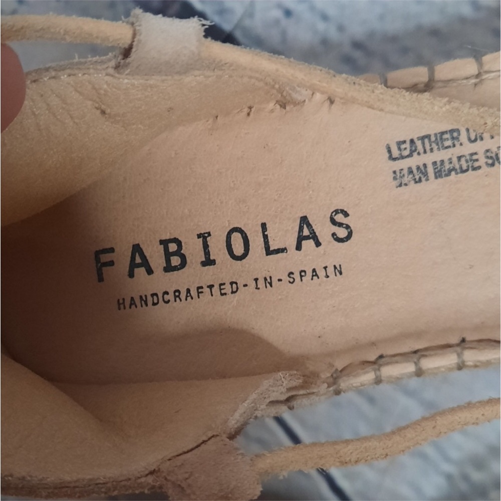 Fabiolas Ankle Tie Espadrilles Sz 39 9 - Picture 5 of 8